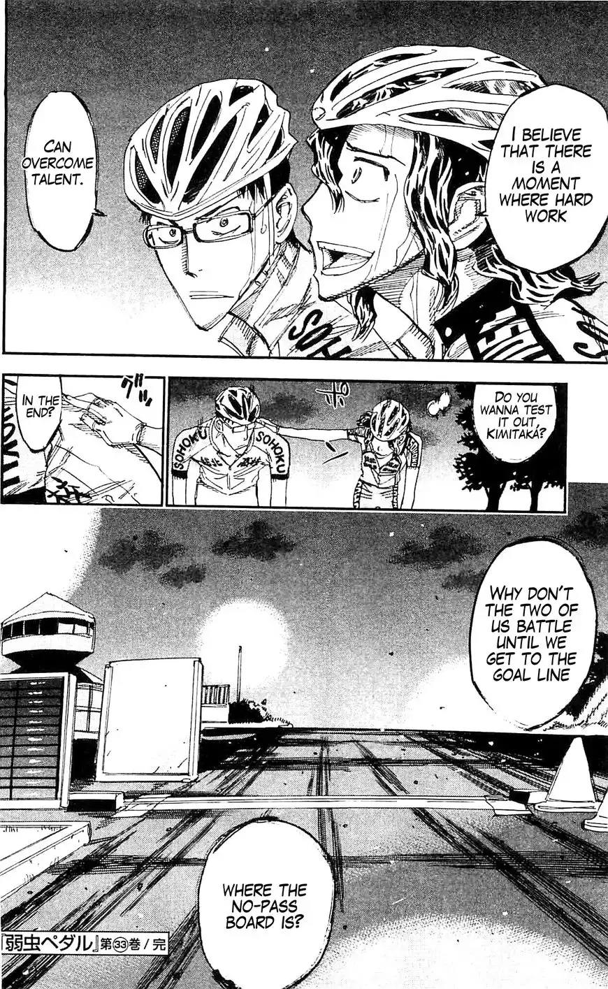 Yowamushi Pedal Chapter 287 17